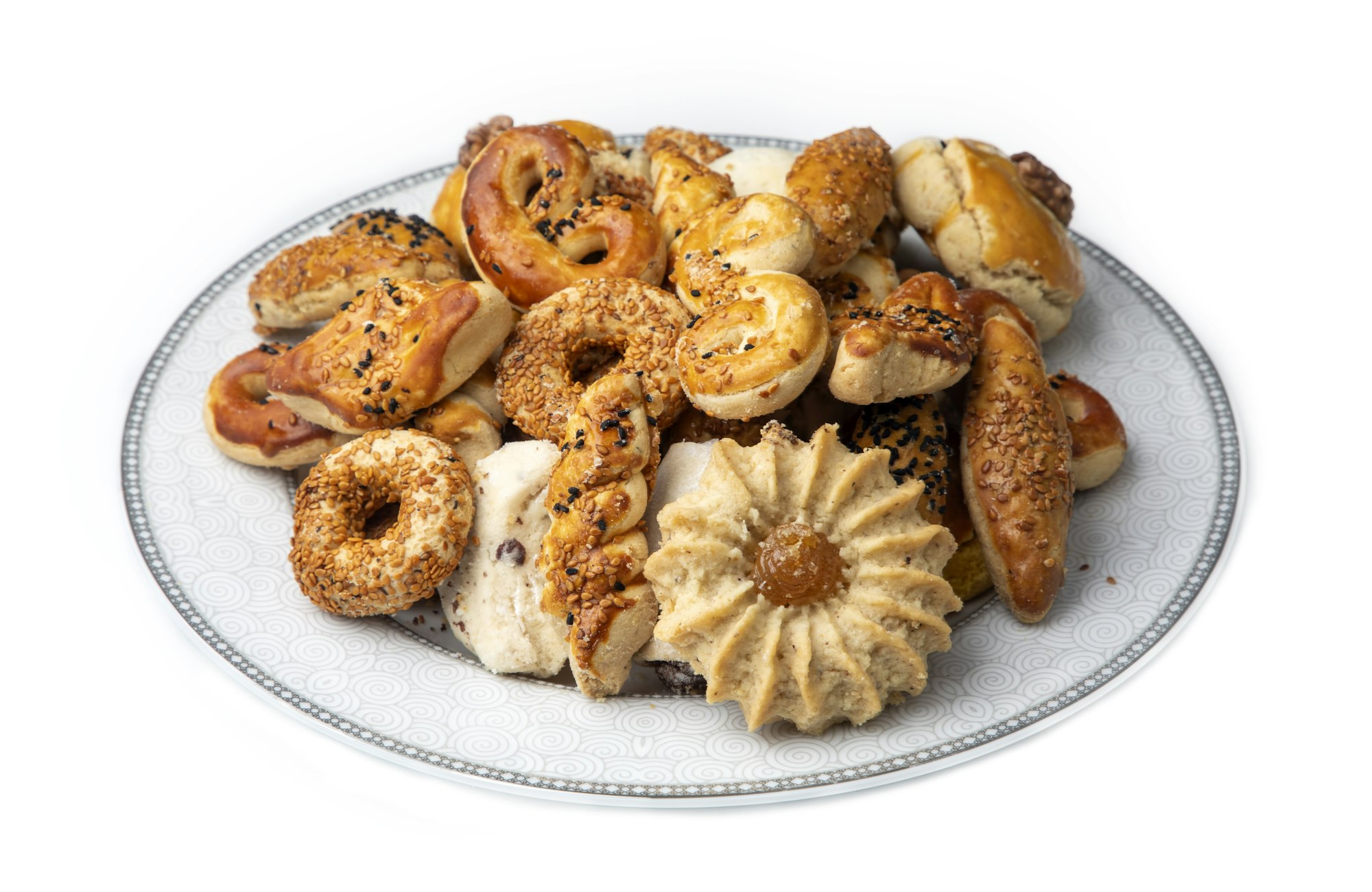 Turkish homemade sweet and savory cookies - tatli tuzlu kurabiye - kuru pasta